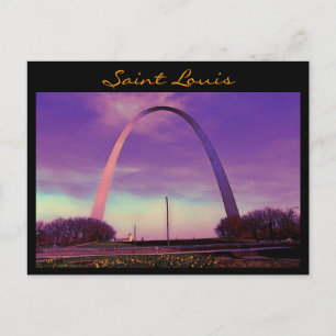 Cartão Postal Cartão-postal Santo Louis Arch