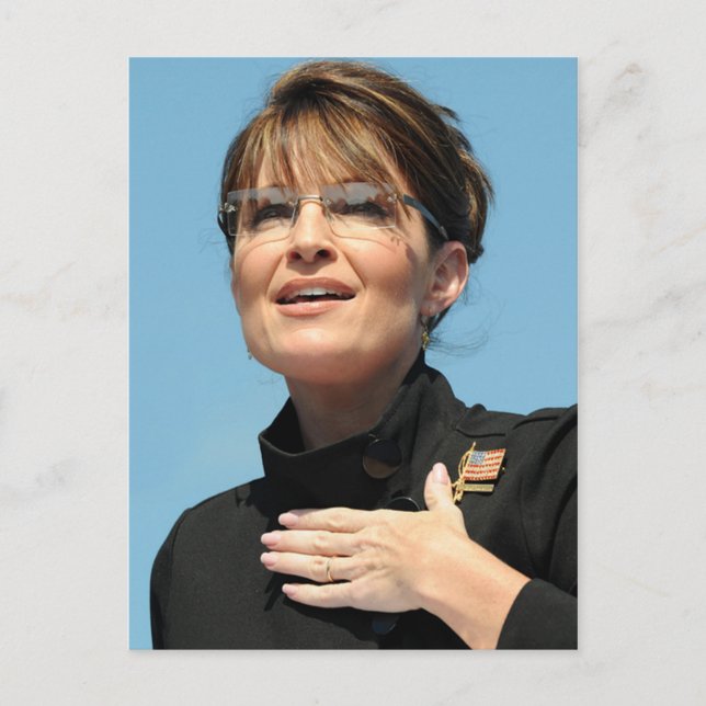 Cartão Postal Cartão-postal Sarah Palin (Frente)