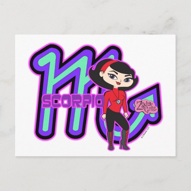 Cartão Postal Cartão-postal Scorpio (Frente)