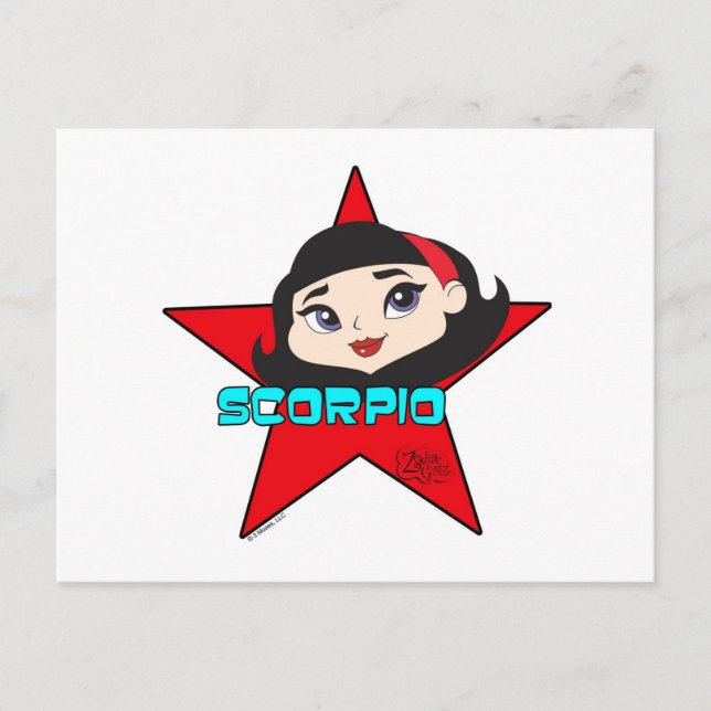 Cartão Postal Cartão-postal Scorpio (Frente)