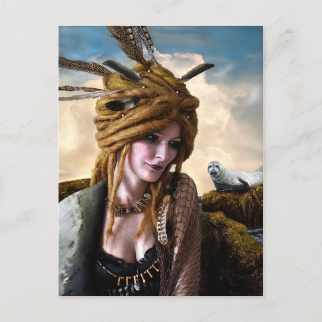 Cartão Postal Cartão-postal Selkie (Frente)