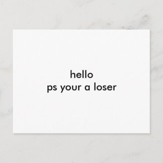 Cartão Postal Cartão-postal sem título