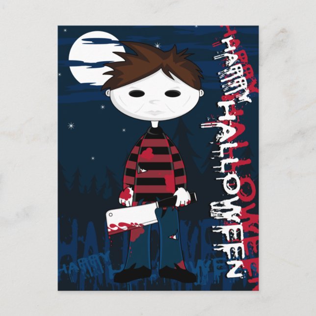 Cartão Postal Cartão-postal Serial Killer de máscara branca (Frente)