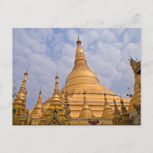 Cartão Postal Cartão-postal Shwedagon Paya