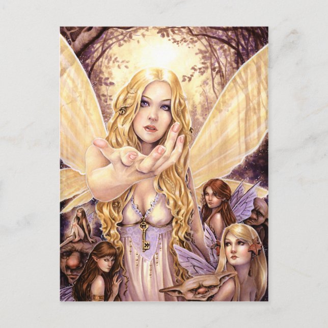 Cartão Postal Cartão-postal Siga-me (Frente)