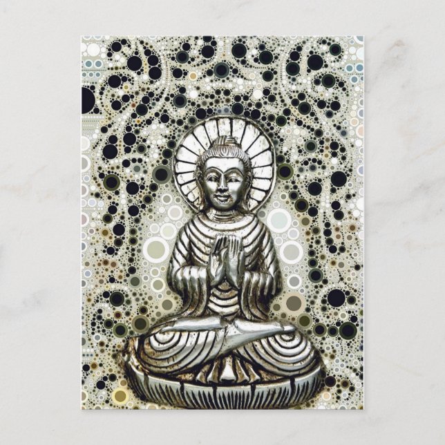 Cartão Postal Cartão-postal Silver Buddha (Frente)