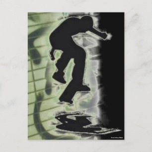 Cartão Postal Cartão-postal Skater