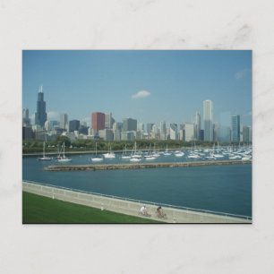 Cartão Postal Cartão-postal Skyline Chicago
