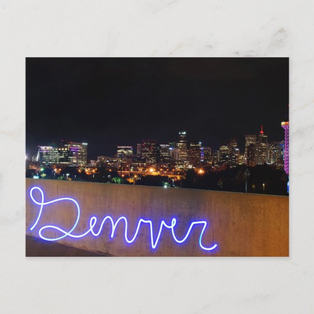 Cartão Postal Cartão-postal Skyline Denver (Frente)