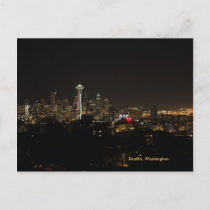 Cartão Postal Cartão-postal Skyline Seattle