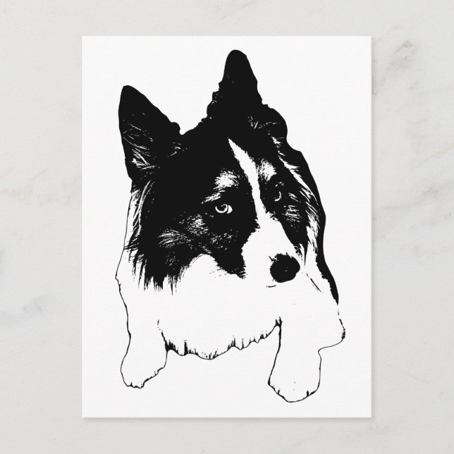 Cartão Postal Cartão-postal Skyline Snowflake (Frente)