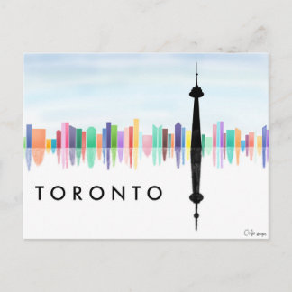Cartão Postal Cartão-postal Skyline Toronto