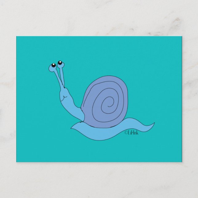 Cartão Postal Cartão-postal Snail (Frente)