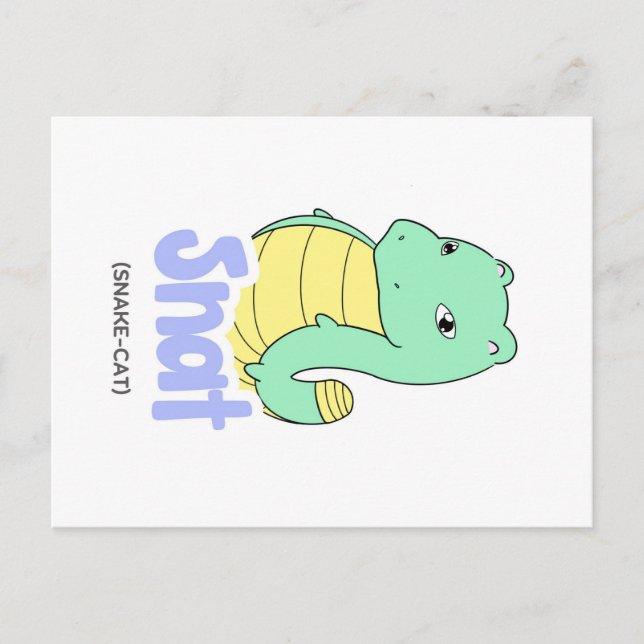 Cartão Postal Cartão-postal Snat (Cobra + Cat) (Frente)