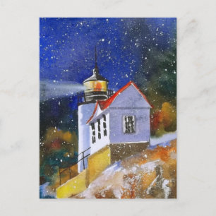 Cartão Postal Cartão-postal Snowy Maine