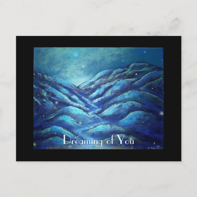 Cartão Postal Cartão-postal Sonhando com você (Frente)