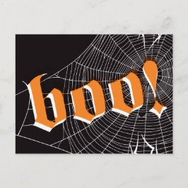 Cartão Postal Cartão-postal SpiderWeb do Halloween