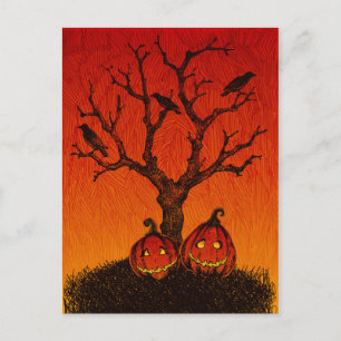Cartão Postal Cartão-postal Spooky Halloween