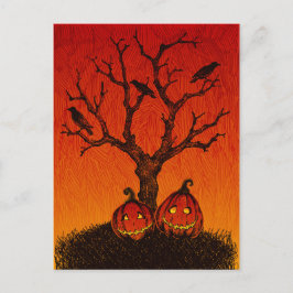 Cartão Postal Cartão-postal Spooky Halloween