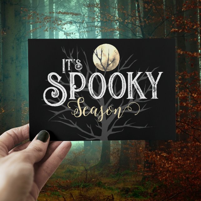 Cartão Postal Cartão-postal Spooky Season (Criador carregado)