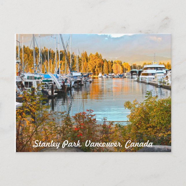 Cartão Postal Cartão-postal Stanley Park Waterside (Frente)