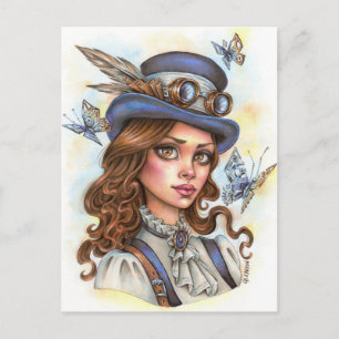 Cartão Postal Cartão-postal Steampunk