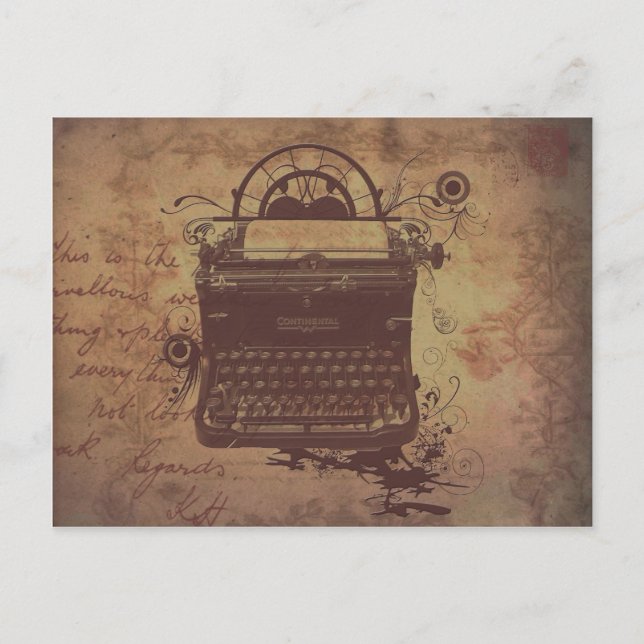 Cartão Postal Cartão-postal Steampunk (Frente)