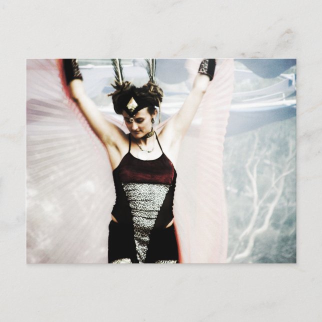 Cartão Postal Cartão-postal Stiltwalker de Dançarina Eólica (Frente)