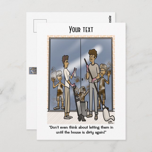 Cartão Postal Cartão-postal sujo (Frente/Verso)