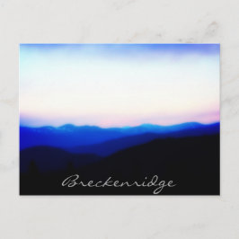 Cartão Postal Cartão-postal Sunset de Dez Milhas de Breckenridge