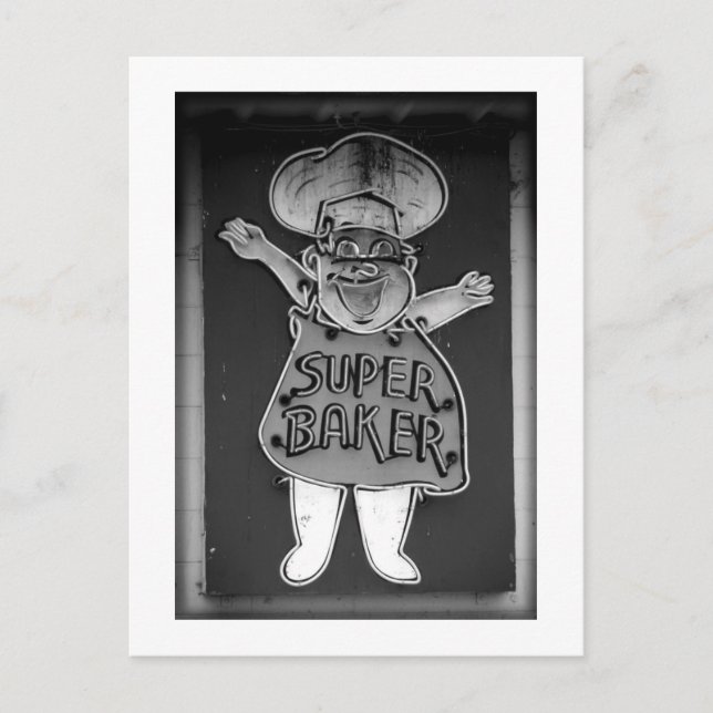 Cartão Postal Cartão-postal Super Baker (Frente)