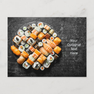 Cartão Postal Cartão-postal Sushi Plast