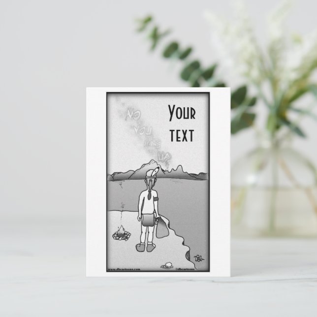 Cartão Postal Cartão-postal suspenso (Em pé/Frente)