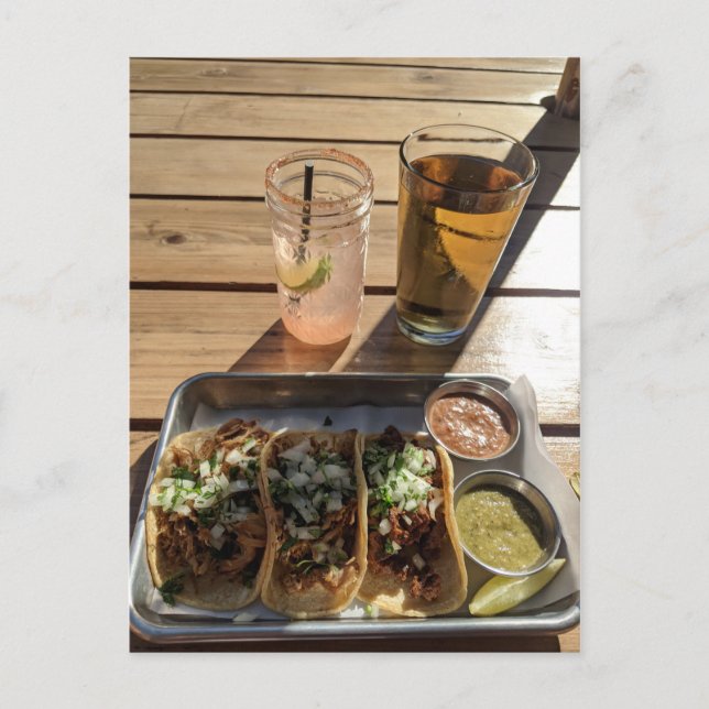 Cartão Postal Cartão-postal Taco Terça-feira (Frente)