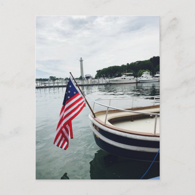 Cartão Postal Cartão-postal "Taxi d'água na baía" (Frente)