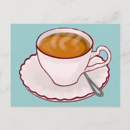 Cartão Postal Cartão-postal Tea Time