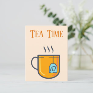 Cartão Postal Cartão-postal Tea Time