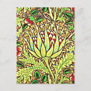 Cartão Postal Cartão-postal-Tecido Vintage/Moda-William Morris