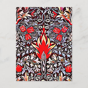 Cartão Postal Cartão-postal-Tecido Vintage/Moda-William Morris 2