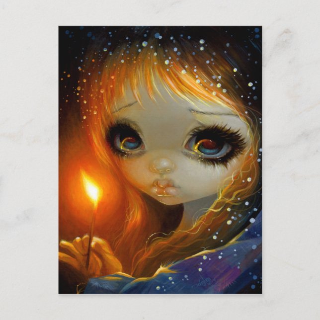 Cartão Postal Cartão-postal "The Little Match Girl" (Frente)