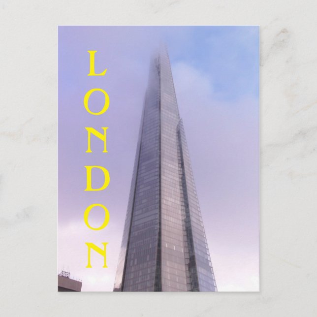 Cartão Postal Cartão-postal "The Shard, London" (Frente)