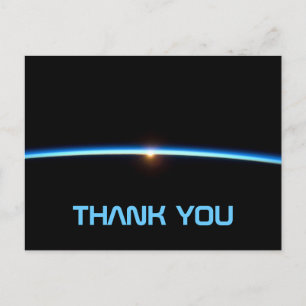 Cartão Postal Cartão-postal Thin Blue Line Obrigado