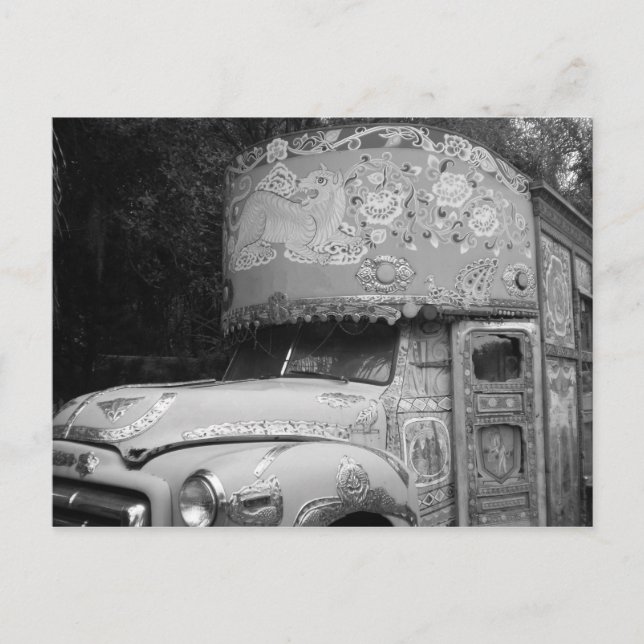 Cartão Postal Cartão-postal Tibetano Bus (Frente)