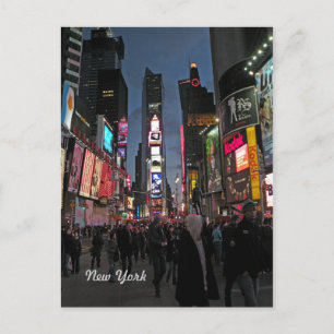 Cartão Postal Cartão-postal Times Square de Nova Iorque