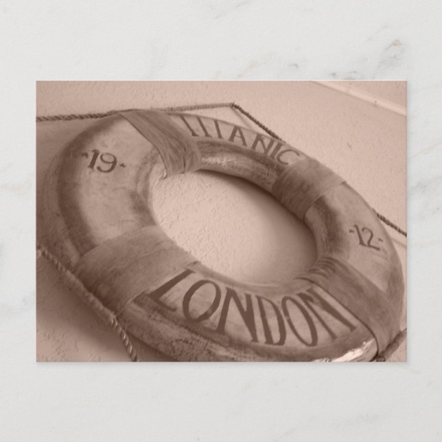 Cartão Postal Cartão-postal Titanic London (Frente)