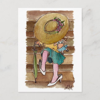 Cartão Postal Cartão-postal todo vestido