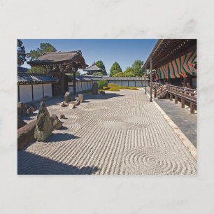 Cartão Postal Cartão-postal Tofuku-Ji Zen Garden Kyoto, Japão