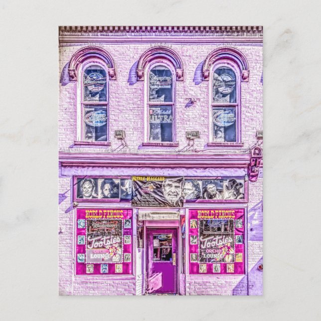 Cartão Postal Cartão-postal Tootsie Orchid Lounge (Frente)