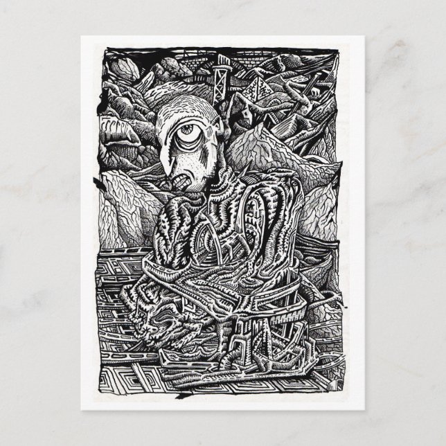 Cartão Postal Cartão-postal trançado (Frente)