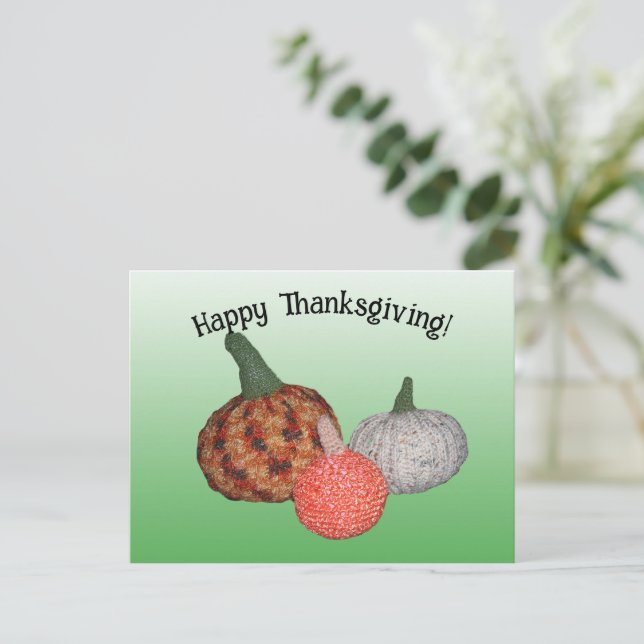 Cartão Postal Cartão-postal - Três Pumpkins (Em pé/Frente)